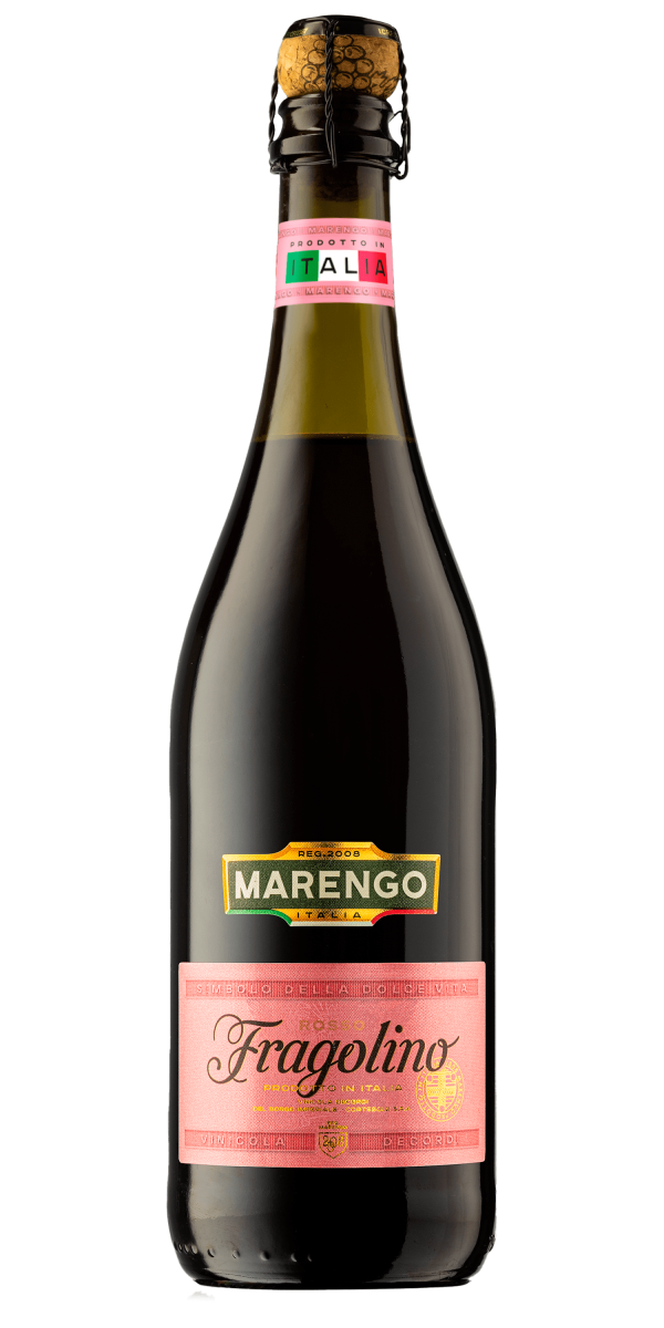 Фото Ароматизированный напиток на основе красного вина Marengo Fragolino Rosso со вкусом клубники 0.75л-каталог