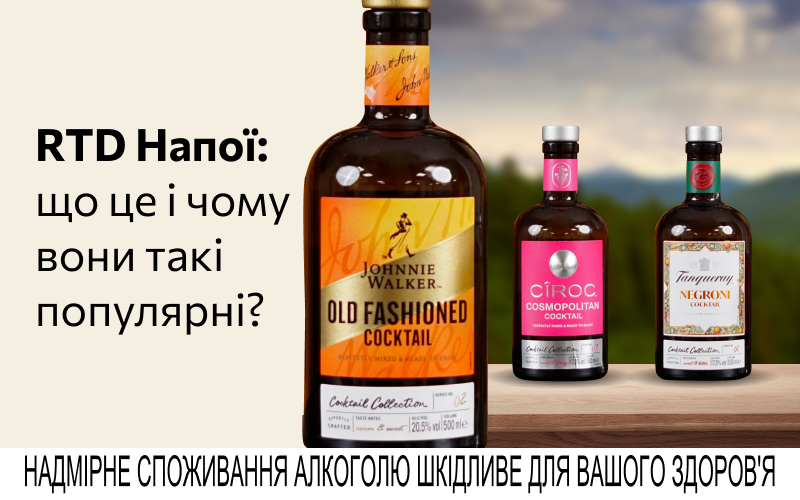 Готовые коктейли от Diageo: первый шаг к культуре потребления