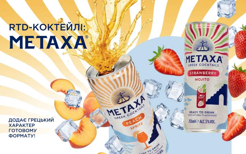 RTD-коктейли: что это такое и как METAXA добавляет греческий характер готовому формату?