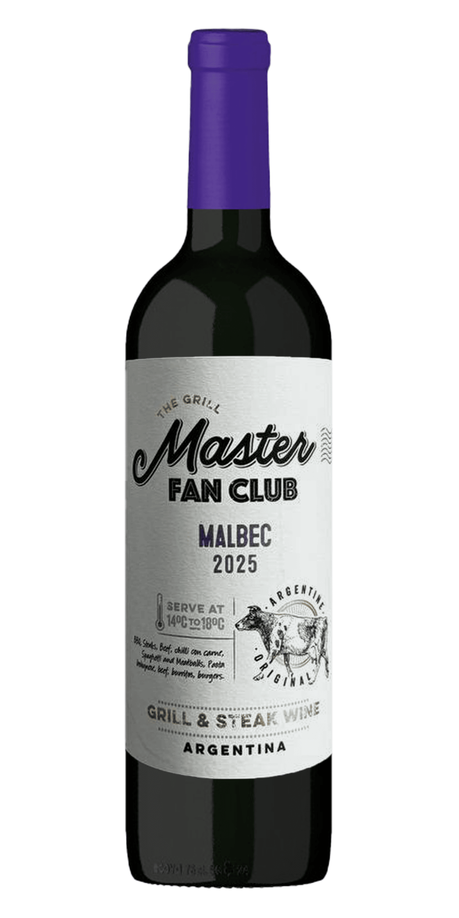 Вино Grill Master Fan Club Malbec красное сухое 13,5% 0,75 л ≡ Купить в ...