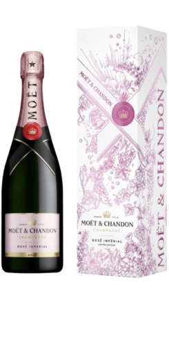 Шампанское Moët & Chandon Rose Imperial EOY 2024 розовое сухое