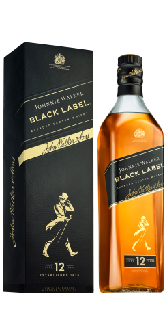Віскі Johnnie Walker Black label 0.5л у коробці ≡ Купити в Києві