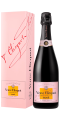 Шампанське Veuve Clicquot Rose рожеве сухе 0.75л у подарунковій упаковці