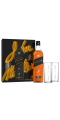 Набір віскі Johnnie Walker Black label 0.7л з двома склянками
