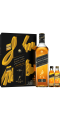 Набор виски Johnnie Walker Black Label 0,7л + Double Black 0,05л + Gold Reserve 0,05л в подарочной упаковке