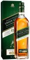 Виски Johnnie Walker Green label выдержка 15 лет 0.7л в коробке