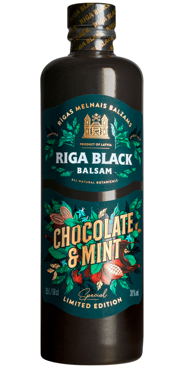 Фото Бальзам Riga Black Balsam Chocolate & Mint 0.5л-каталог