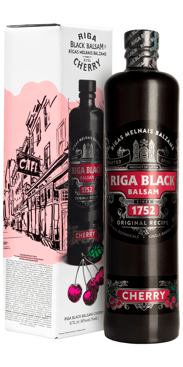 Фото Бальзам Riga Black Balsam Cherry 30% 0.7л-каталог