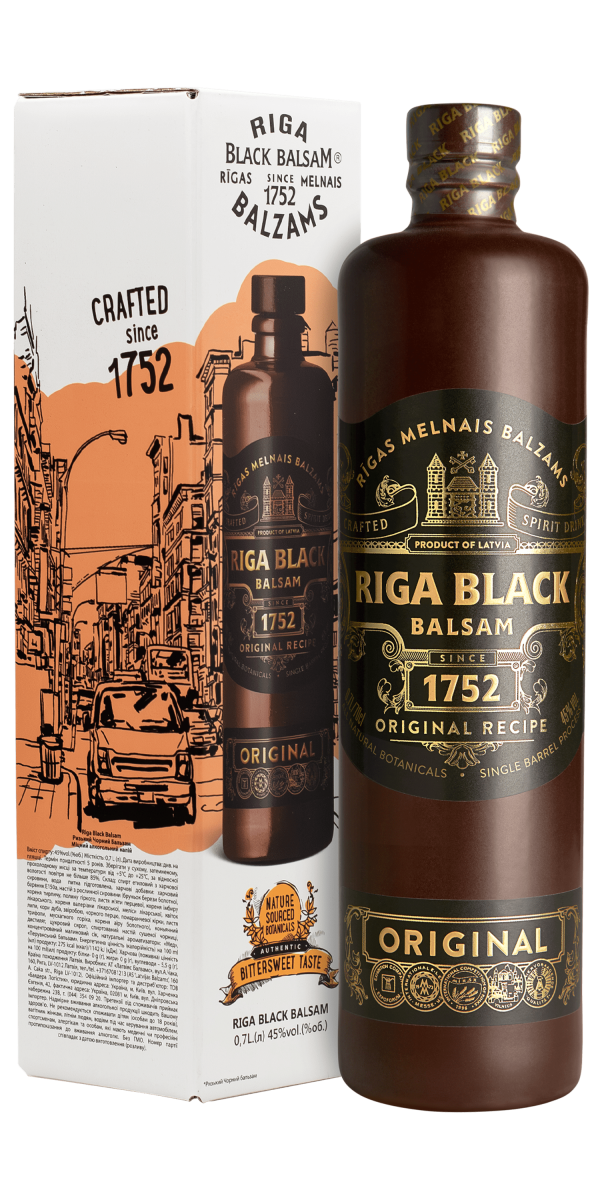 Фото Бальзам Riga Black Balsam 0.7л в коробке №1