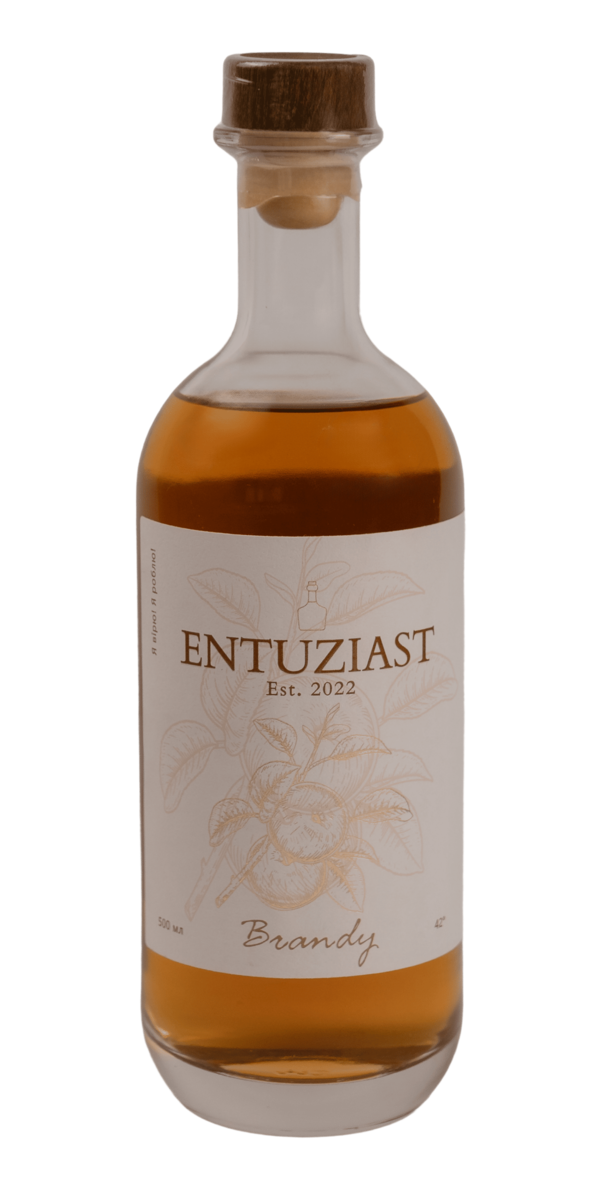 Фото Напій спиртний медовий дистилят Entuziast Honey Spirit Apple 43% 0.5л-каталог