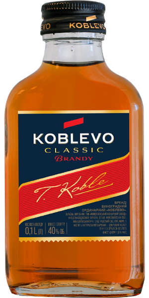 Фото Бренді виноградний ординарний KOBLEVO 0.1л