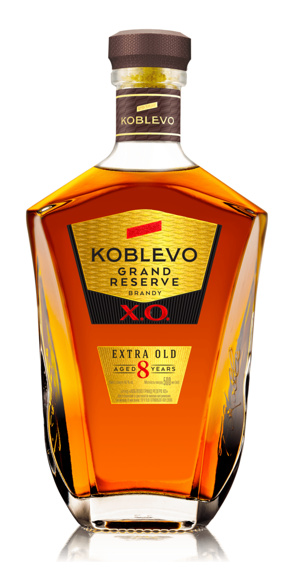 Фото Бренді виноградний KOBLEVO GRAND RESERVE XO Extra old 40% 0.5л-каталог