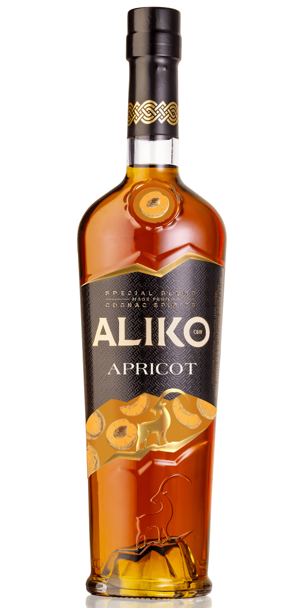 Фото Напиток алкогольный крепкий ALIKO со вкусом абрикоса 0.5л