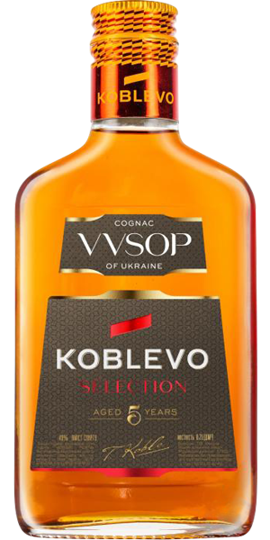 Фото Коньяк KOBLEVO Selection ординарний 5* VVSOP 40% 0.2л