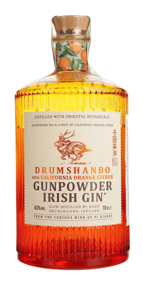 Фото Джин Drumshanbo Gunpowder Irish Gin California Orange Citrus 43% 0.7л-каталог