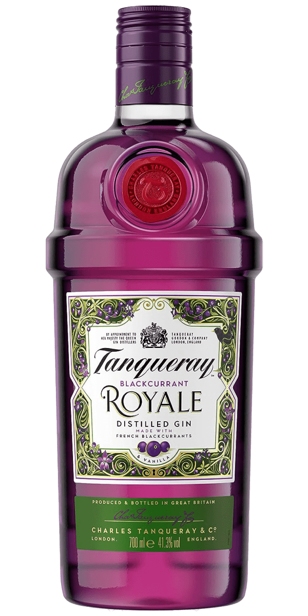 Фото Алкогольный напиток на основе джина Tanqueray Blackcurrant Royale 0.7л-каталог