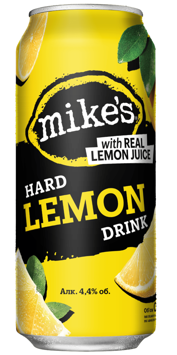 Фото Пиво Mike's Hard Drink Lemon 0.5л