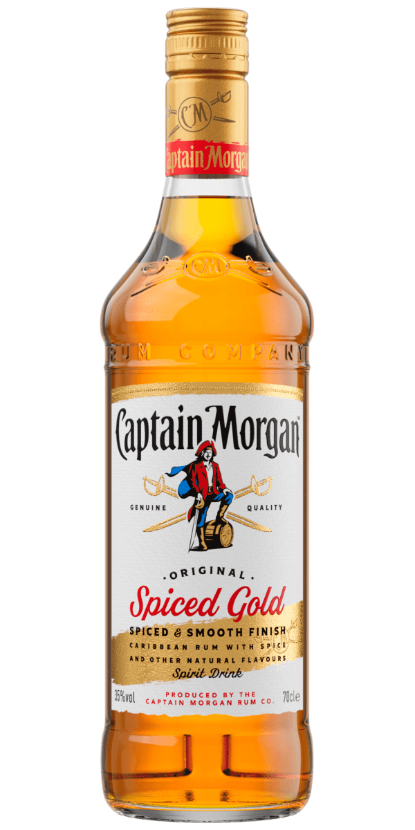 Фото Ромовый напиток Captain Morgan Spiced Gold 0.7л №1