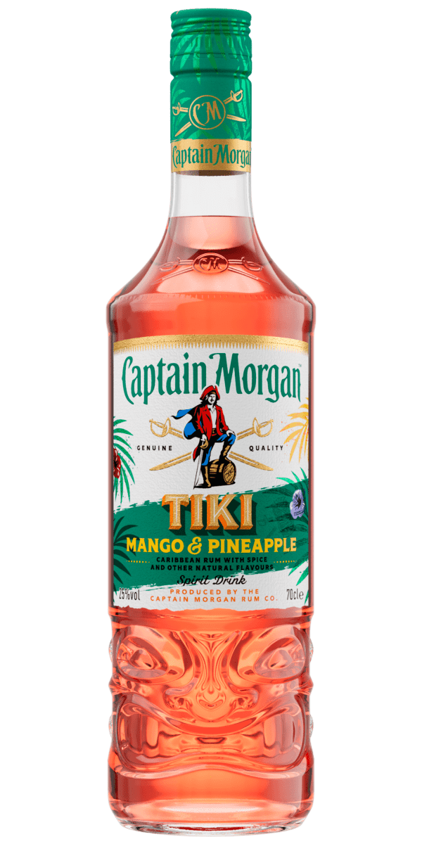 Фото Ромовий напій Captain Morgan Tiki Mango Pineapple 0.7л