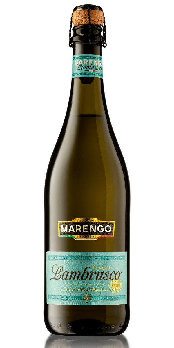 Фото Вино игристое Marengo Lambrusco белое полусладкое 0.75л №1