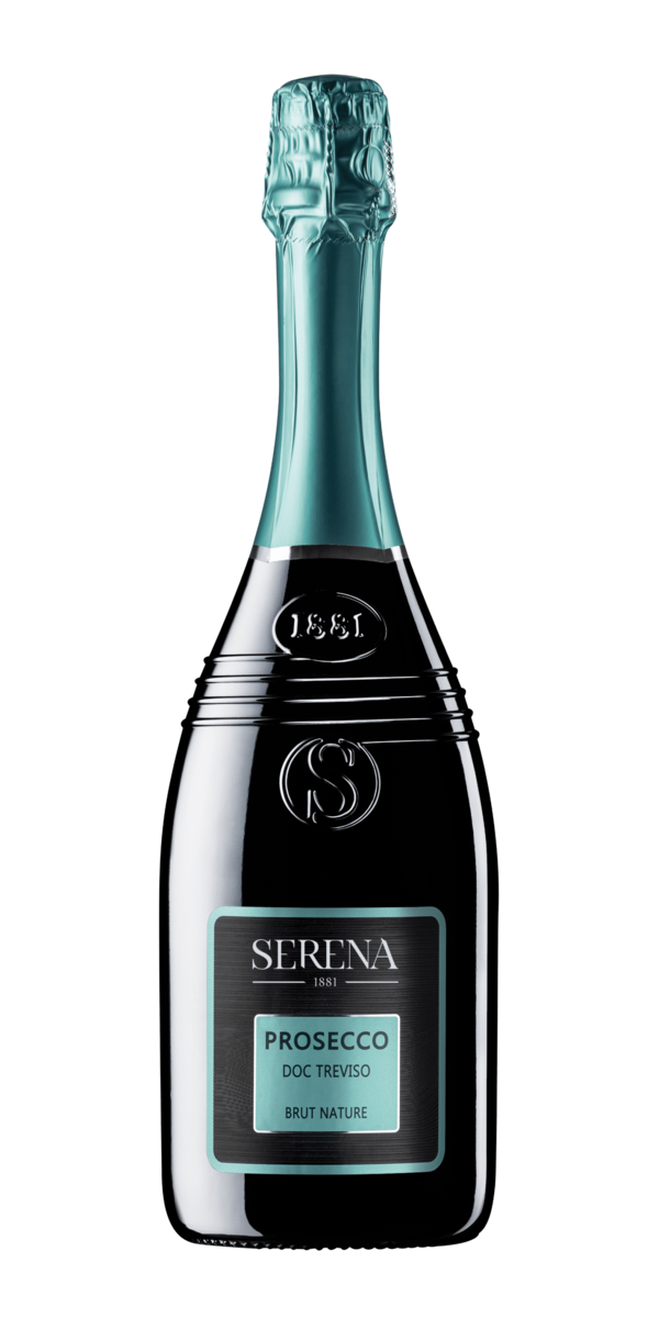 Фото Вино игристое Serena 1881 Prosecco Brut Nature Spumante DOC Treviso белое сухое 0.75л-каталог