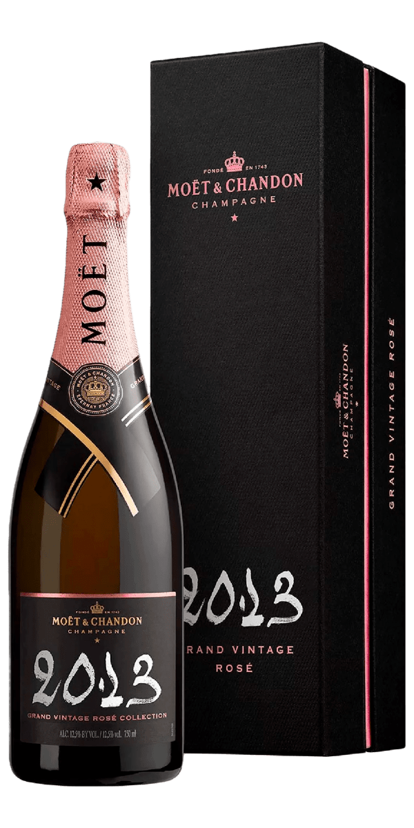 Фото Шампанское Moet & Chandon Grand Vintage Rose розовое брют 0.75л в подарочной упаковке