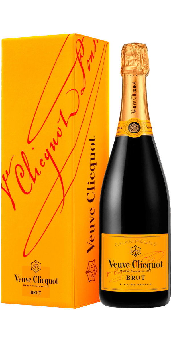 Фото Шампанское Veuve Clicquot Ponsardin Brut 12% в подарочной упаковке 0.75 л-каталог