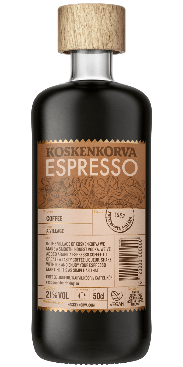Фото Ликер Koskenkorva Espresso 0.5л-каталог