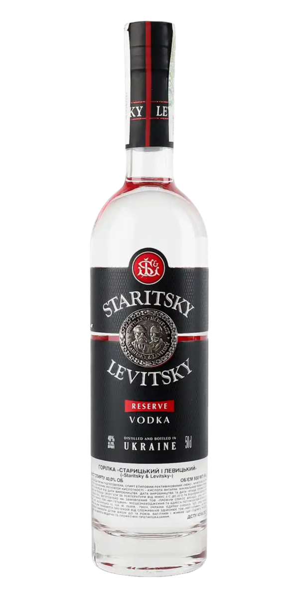 Фото Водка Staritsky & Levitsky Reserve 40% 0.5л-каталог