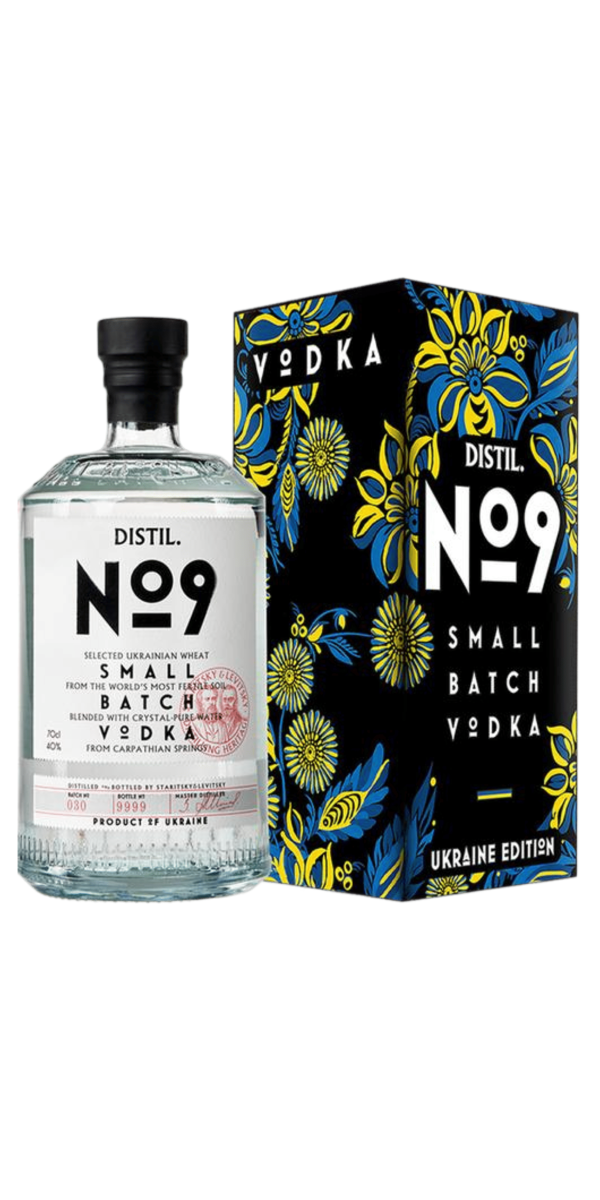 Фото Водка DISTIL. №9 40% 0.7л в коробке-каталог