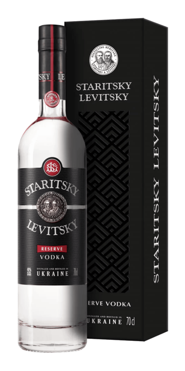 Фото Водка Staritsky & Levitsky Reserve 40% 0.7л в коробке-каталог
