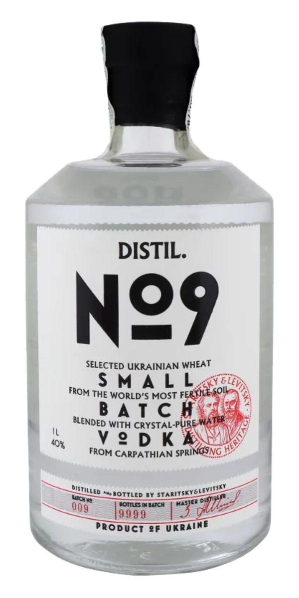 Фото Водка DISTIL. №9 40% 1л-каталог