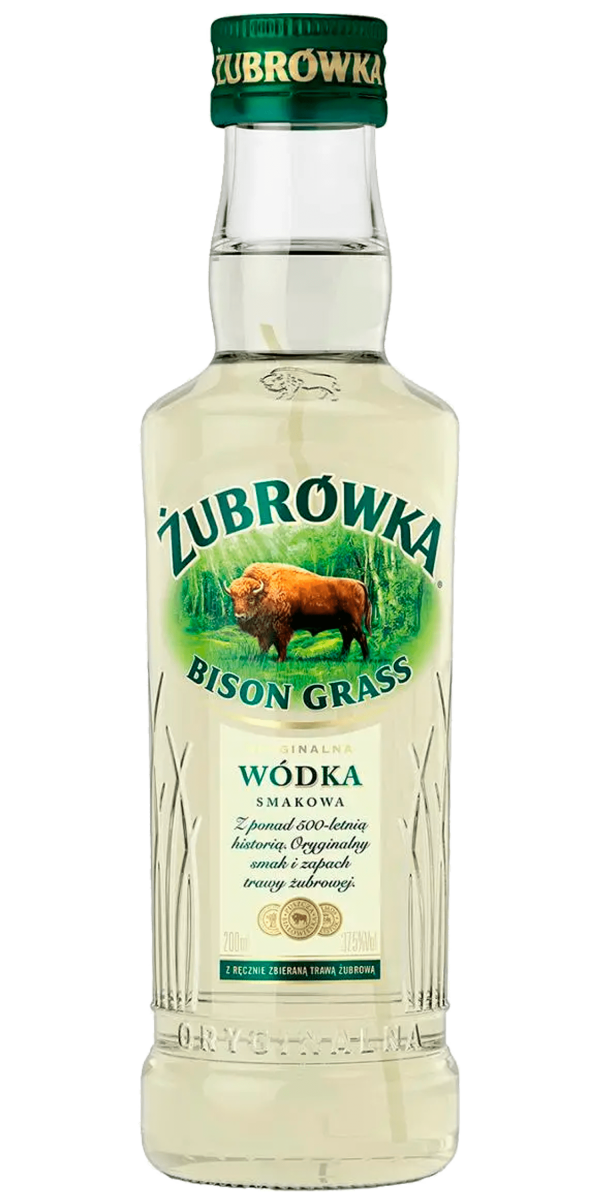 Фото Водка Zubrowka Bison Grass 0.2 л-каталог