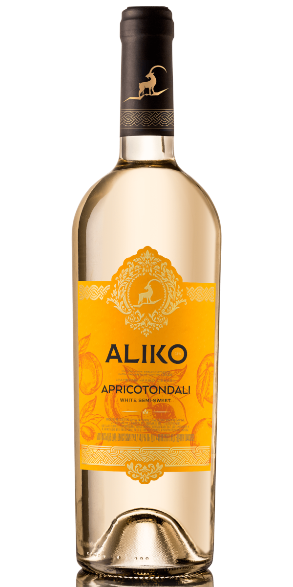 Фото Винный напиток ALIKO Априкотондали со вкусом абрикоса 0.75л-каталог