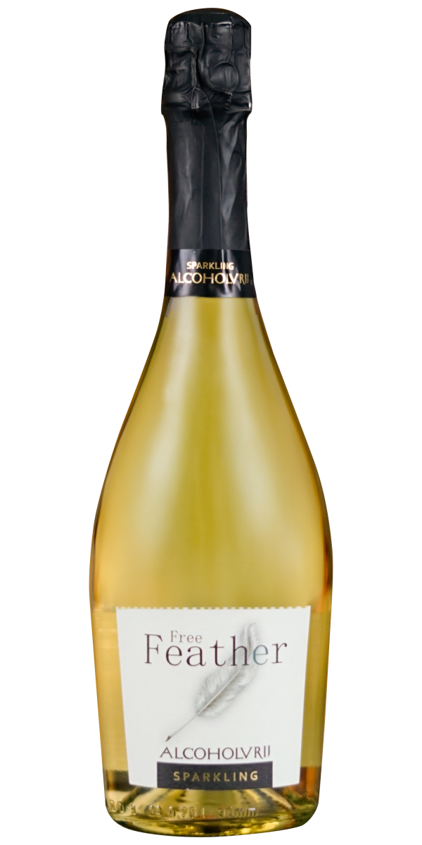 Фото Вино безалкогольное игристое Free Feather Alcohol free Sparkling белое полусладкое 0.75л-каталог