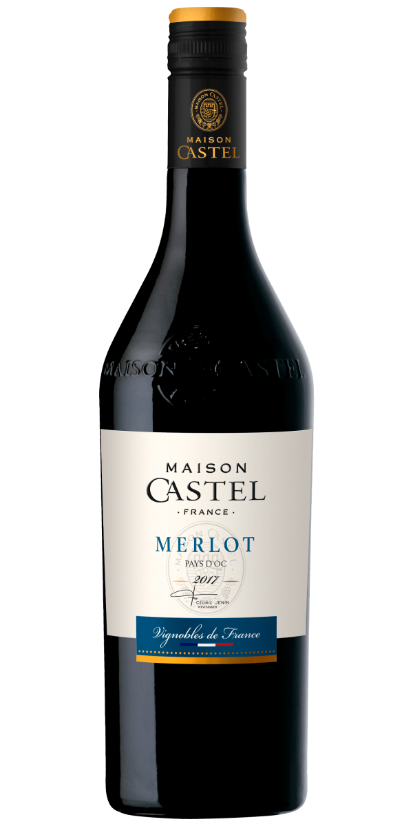 Фото Вино Maison Castel Merlot червоне напівсухе 0.75л-каталог