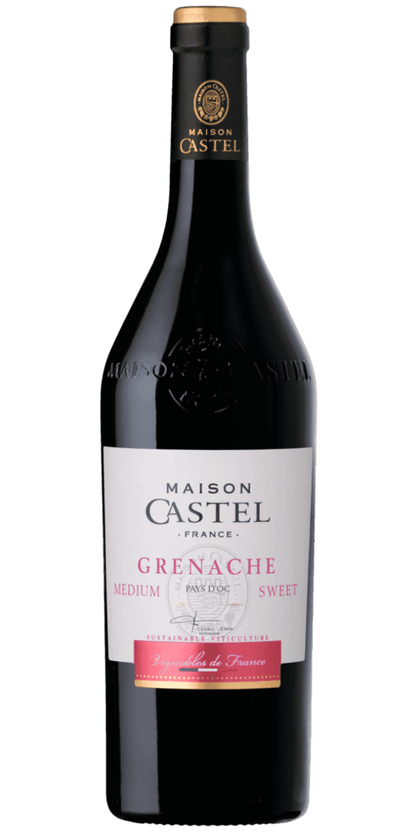 Фото Вино Maison Castel Grenache Medium Sweet Pays dOc IGP красное полусухое 0.75л-каталог