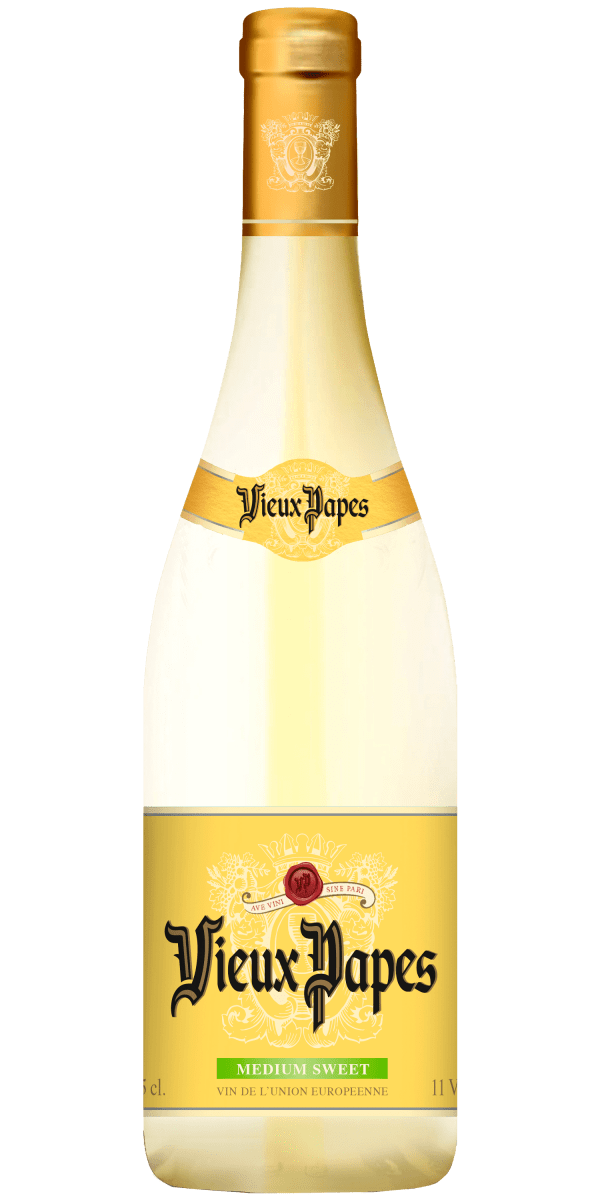Фото Вино Vieux Papes Blanc біле напівсолодке 0.75л-каталог