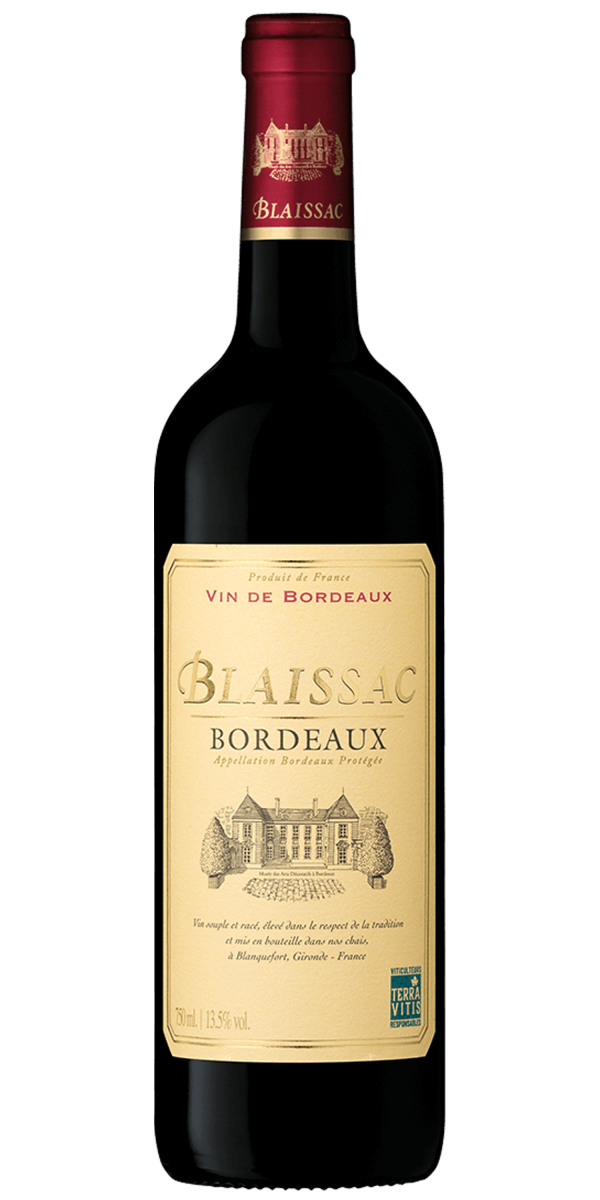 Фото Вино Blaissac Rouge Bordeaux 0.75