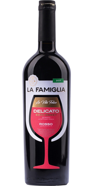 Фото Вино La Famiglia Delicato Rosso 0.75л-каталог