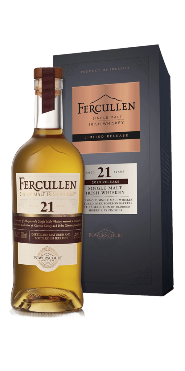 Фото Віскі Fercullen 21 Y.O. Single Malt Irish Whiskey 46% 0.7л-каталог