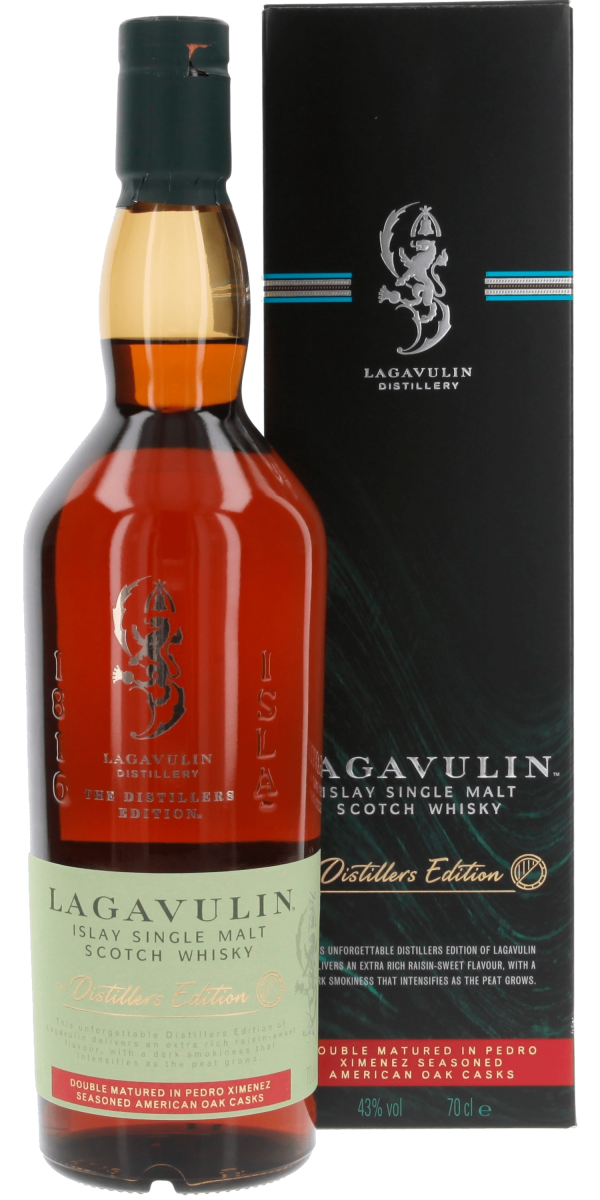Фото Виски Lagavulin Distillers Edition 0.7л-каталог
