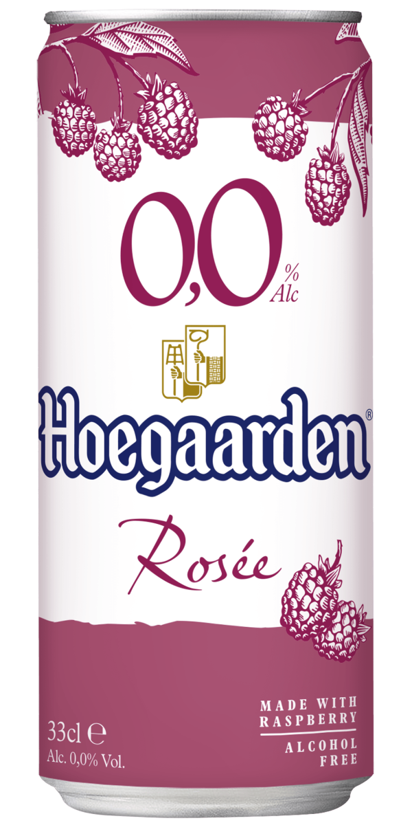 Фото Пиво безалкогольное Hoegaarden Rosee 0.33л