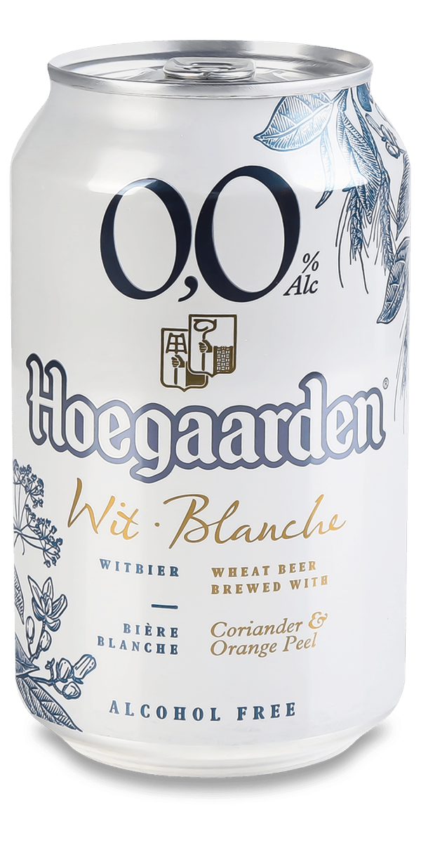 Фото Пиво безалкогольное Hoegaarden White 0.33л