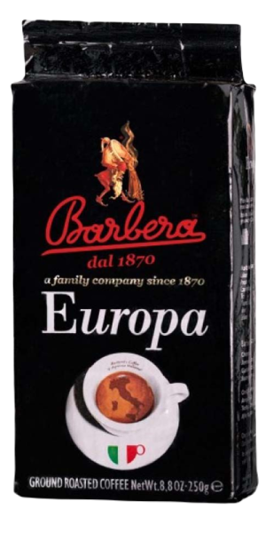 Фото Кава мелена Barbera Europa 250гр-каталог